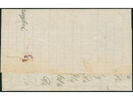 “STRASSBURG i. ELS. BHF. 10. FEBR.75” (Spalink 26-5) zweimal klar auf großer Schild 2 Gr. grauultramarin und 10 Pfge karminro