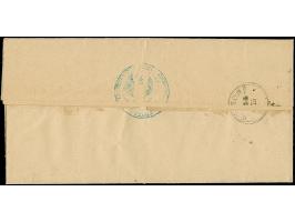 “THORN 24.MAI.75” (Spalink 38-1) klar auf 10 Pfge mattrosa auf komplettem Faltbrief nach Podgorz mit Ankunftsstempel, in einw