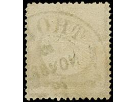 “THORN 18.NOVBR.74” (Spalink 38-2) klar auf loser Marke großer Schild 5 Gr. ockerbraun. Die farbfrische Marke ist deutlich ge