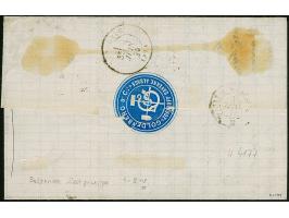 “ZABERN i. ELS. 2.JUNI.75” (Spalink 41) zweimal klar auf großer Schild 2 Gr. grauultramarin mit Plattenfehler “heller Fleck i