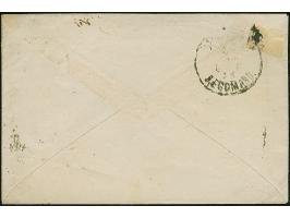 “ZABERN i. ELS. 26.JAN.75” (Spalink 41) mehrfach klar auf 10 Pfge karminrosa und 20 Pfge grauultramarin als tarifgerechte Fra