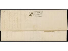 “BÜTZFLETH 21.MARZ.79” (Spalink 3) klar auf 10 Pfge karminrosa auf komplettem Faltbrief nach Freiburg in Hannover mit Ankunft