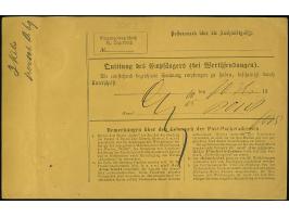 “COELN 1*a 2…76” (Spalink 4-13y2) zweimal etwas undeutlich auf kompletter Paketkarte ohne Taxierung bzw. Frankierung (Porto v