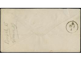 “GRIMMEN 27.JAN.77” (Spalink 15) sehr klar auf 10 Pfge karminrot auf Briefkuvert nach Berlin mit Ankunftsstempel. Die farbfri