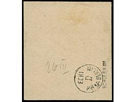 1 M. auf 30 Pfg. mit doppeltem Netzunterdruck, Spitzen nach oben, mit zeitgerechter Entwertung “DANZIG TA 29.8.20” auf Briefs