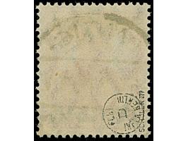 3 M. auf 7½ Pfg. mit doppeltem Netzunterdruck, dabei einmal Spitzen nach oben und einmal nach unten, mit zeitgerechter Entwer