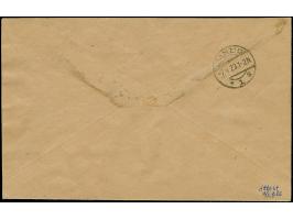 Großes Staatswappen 10 M. mit Wasserzeichen 2Y, sauber mit Stempel “DANZIG *1h 7.4.23” als tarifgerechte Einzelfrankatur auf 