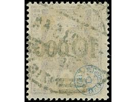 1923, 10000 auf 20 M. mit rußigem Aufdruck, sauber mit zeitgerechter Entwertung “PRAUST 2 FSD 3.10.23”, in einwandfreier Erha