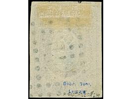 MORSHANSK: 10 kopeck brown &amp; blue, good to large margins used by good strike of dotted rectangular “475”. Very fine. Sign