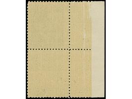 1942 Hitler 8 K. mit komplettem Leerfeld unten, aus der linken unteren Bogenecke, aus falsch getrenntem Druckbogen, postfrisc