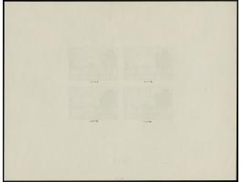 1944, Rot-Kreuz-Souvenirblock mit Zulassungsmarke in schwarz und Nummer "235" in schwarz, ungezähnt, ungebraucht ohne Gummi, 