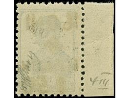 1942, Hakenkreuz 4mm: 1,50 Rbl. auf 10 K., linkes Seitenrandstück, postfrisch, tadellos, eine sehr seltene Marke, sign. Dr. W