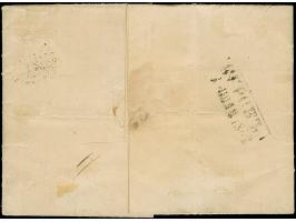 KURSK: 10 kopeck brown &amp; blue, good to large margins, tied by dotted circular "21" to entire letter to Moscow, with rever