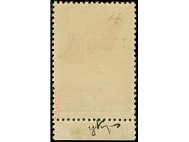 Nordpol 80K., Unterrandstück mit kopfstehendem Aufdruck mit Aufdruckfehler “Kerbe im oberen Bogen des S von VILNIUS”, postfri