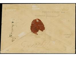 PUCHEZHSKY POSAD: 10 kopeck brown &amp; blue, nice &nbsp;even margins, tied by complete and clear strike of pre-philatelic do