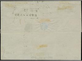RIGA (Latvia): 10 kopeck brown and blue, good to large margins, tied by clear c.d.s. "RIGA 7 MAY. 1858", to letter sheet to T