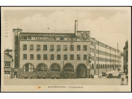 1935, Karte mit Buntfrankatur Volkshilfe und Landschaftsbilder, sauber mit Stempel “SAARBRÜCKEN 2 13.1.35”, mit dazugehörigem