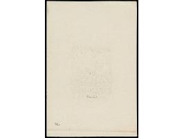 1939, Landesmuseum und Turm Brünn 1,20K., dunkelgraugrün, Einzelabzug in von der endgültigen Ausgabe etwas abweichendem Forma