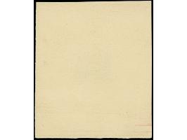 1939, Neuhaus 50H. schwärzlichkarminbraun, Einzelabzug in abweichendem Format, die Schriftleisten sind nicht vollständig ausg