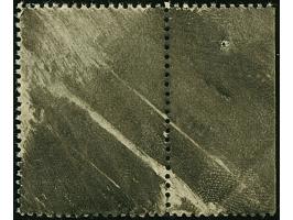1941, Sondermarken, 2. Auflage: Majakowski 80 K. ultramarin, linkes Seitenrandstück mit kopfstehendem Aufdruck in Type IIIb, 