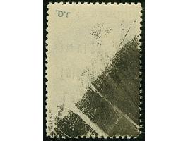 1941, Sondermarken, 2. Auflage: Majakowski 80 K. ultramarin, mit kopfstehendem Aufdruck in Type IIIb, zusätzlich sind drei we