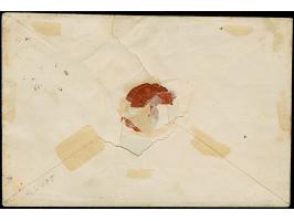 WILNO (Lithuania): 10 kopeck brown &amp; blue, large margins, tied by boxed "WILNO 16 NOV.1858" to envelope to Strzala. Some 