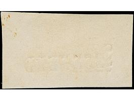 1/14 Th. auf rosa, Type I im waagerechten Paar mit blauem Ra1 “SEEFELD” auf Briefstück. Die farbfrischen Marken sind allseits