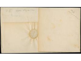 1/15 Th. auf rosa, Type III mit blauem Rahmenstempel “OLDENBURG 16.11” als tarifgerechte Frankatur auf Faltbriefhülle der 2. 