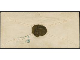 1 Gr. blau mit blauem Rahmenstempel “JEVER 23.3.” als tarifgerechte Einzelfrankatur auf geprägtem Zierbriefumschlag nach Hohe