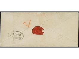 2 Gr. rot mit blauem DKr. “OLDENBURG 26.7.(62)” als tarifgerechte Einzelfrankatur auf kleinformatigem Briefkuvert nach Hambur