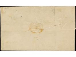 2 Gr. ultramarin mit Durchstich 11¾ und klarem, blauen DKr. “OLDENBURG 7.4.” als tarifgerechte Einzelfrankatur auf R-Briefhül