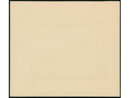 1939, Landschaften Industriewerke Mährisch-Ostrau 4 K., Entwurfszeichnung, schwarzer Druck auf Büttenpapier (124x158mm), aus 