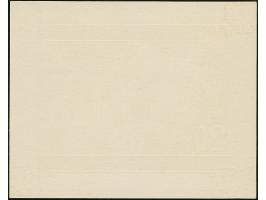 1939, Landschaften Palais Waldsytein, Prag 20 K., Entwurfszeichnung, schwarzer Druck auf Büttenpapier (121x05mm), aus dem Eri