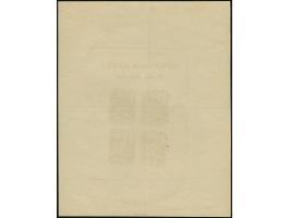 1941, Stadtkinder-Block (165x205mm), Probedruck in etwas abweichender Zeichnung, u.a. fehlender Bindestrich in der Beschriftu