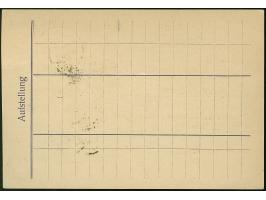 1923, Gebührenzettel “Gebühr bezahlt/Taxe percue” mit handschriftlicher Wertangabe “800000” und Stempel “LEVERKUSEN 2.10.23” 