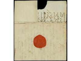 JASSI INCOMING MAIL: 1817, entire letter with straight-line “KISHINEV” despatch on reverse and addressed to Jassi, intact wax