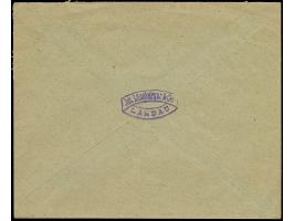 1 Mrd. auf 100 M. grauviolett im senkrechten 5er- und 4er-Streifen sowie Einzelmarke je mit Stempel “LANDAU 12.NOV.23” als ta