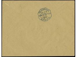 Korbdeckel 50 Mrd. M. gezähnt, zwei senkrechte Paare und senkrechtes Paar 20 Mrd. M. gezähnt je mit Stempel “KEHL 23.11.23” a