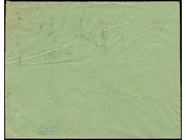 Korbdeckel 50 Mrd. M., 20 Mrd. M. und 10 Mrd. M. gezähnt je mit Stempel “OLDENBURG 23.11.23” als tarifgerechte Frankatur auf 