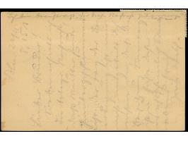 Korbdeckel 20 Mrd. gezähnt im senkrechten Paar und zwei senkrechte Paare 2 Mrd. M. gezähnt je mit Rohrpost-Stempel “BERLIN SW