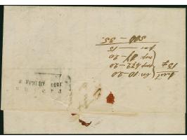 BRAILA: 1853, entire letter endorsed on front “Braila” and “Galazi”, written in Braila and routed via “GALATZ 1853 APRIL 8” (