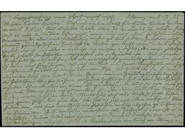 1923, Rentenpfennig 5 Pfg. mti Stempel “ELBING 8.12.23” auf Postkarte an das Auswärtige Amt in Berlin mit Hinweis “Kurierabfe