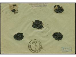 Rentenpfennig 20 und 100 Pfg. mit Ersttagsstempel “Charlottenburg 1.12.23” als tarifgerechte Frankatur auf Wertbrief der 2. G