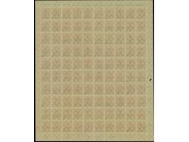 2 Mio auf 200 M. bräunlichrot, durchstochen, kpl. Bogen mit HAN "5515.23" und Druckerzeichen "Rätz", &nbsp;mittig zwischen de