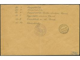 1923, 5 Mrd. auf 10 Mio. M. im Viererblock aus der rechten oberen Bogenecke mit Plattendruck-Oberrand und Überdruck der OPD F