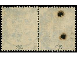 Kreuzer Königsberg: 1915, Germania 20 Pfg. im waagerechten Paar je mit Stempel “KOROGWE DOA 31.12.(15)”. Die linke Marke mit 