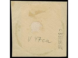 1890, Krone/Adler 10 Pfg. mittel(karmin)rot (ocker quarzend) mit Stempel “KAMERUN 12.11.95” auf Briefstück, in einwandfreier 