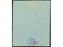 “BUAR (KAMERUN) 2.6.14” sehr klar als vermeintliche nachträgliche Entwertung auf Kaiseryacht 10 Pfg. mit Wasserzeichen und St