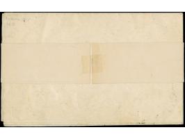 1 Kr. schwarz, Platte II, farbfrisch und allseits breitrandig, teils mit Zwischenlinien, mit sauber aufgesetztem gMR "217" un