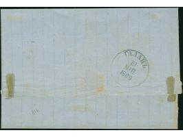 GALATZ: 1869, “GALATZ 19 MAI. 1869” (Tchilinghirian Type 6) in blue, fine strike (repeated on reverse) with additional blue d